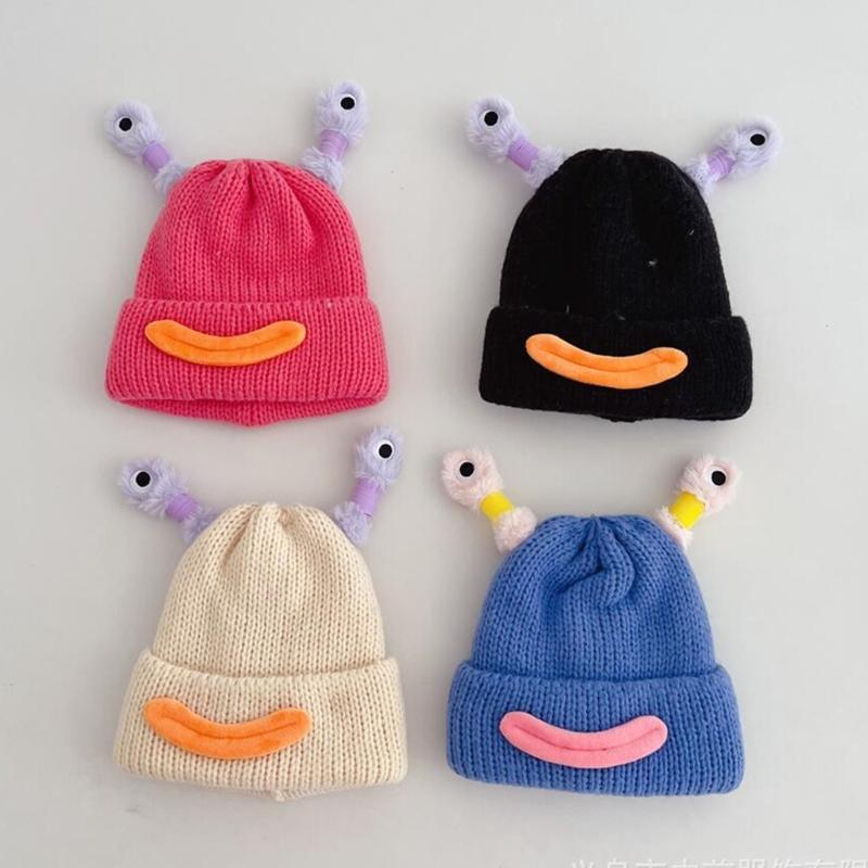 Thicken Windproof Beanies Cute Glowing Antenna Hat for Adult Kids Keep Ear Warm Hat Cold Weather Thicken Beanie Hat