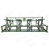 Longyutai Iron Great Wall Outdoor Strength Trainer with 120kg Barbell Set