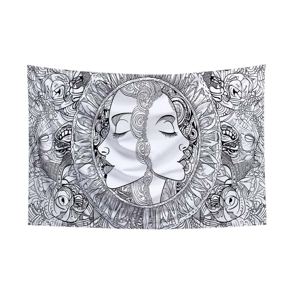 Fluorescent Festival Atmosphere Wall Hanging - Artistic Decoration Cloth