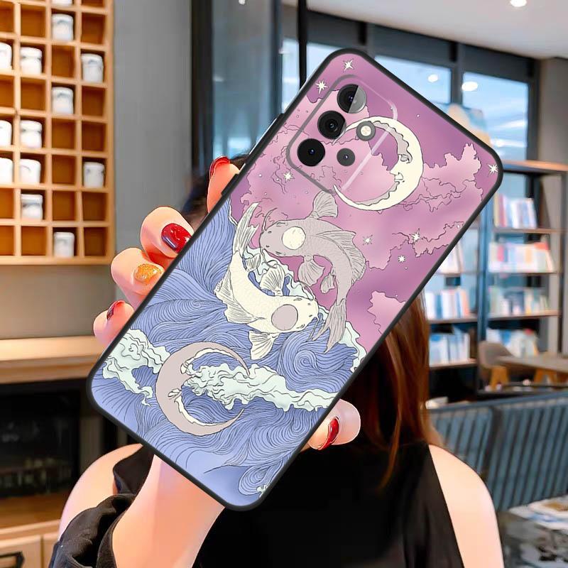 Yin Yang Koi Case For Samsung Galaxy A14 A34 A54 A52S A12 A22 A32 A52 A72 A13 A33 A53 A73 A31 A51 A71