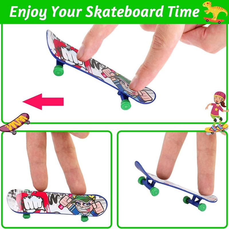 10/20Pcs Finger Skateboard Toys Creative Fingertip Fingerboards Toys for Kids Birthday Party Favors School Gift Goodies Filler