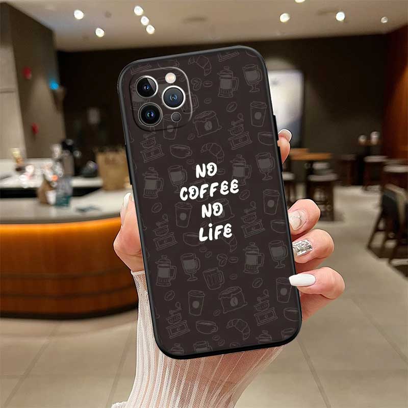 NH16 Coffee Time New High-End Shell Phone Case for OPPO A3 Pro A72 A74 A76 A77 A77S A78 A79 A94 A95 A18 A40M A58