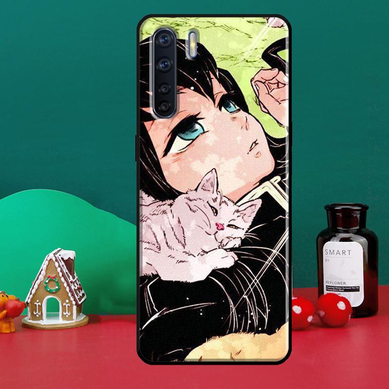 Kimetsu No Yaiba Anime Für OPPO Reno 5 Lite 2Z 2F A5 A9 A53 A31 2020 A52 A72 A91 A83 a15 A94 A74 A54 Telefon Fall