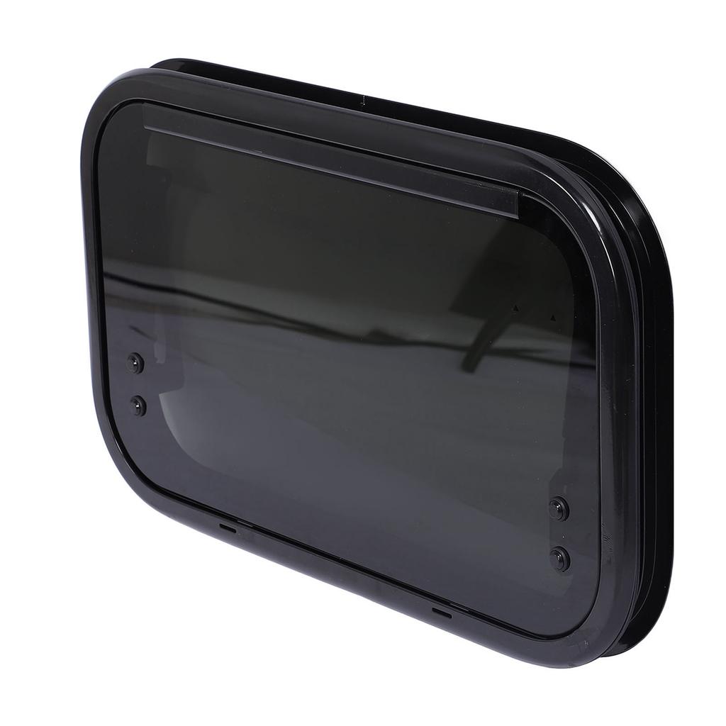 20 X 12 Inch RV Push Out Window with Hydraulic Support Rod Fixing Frame Rainproof Rounded Corner for Campervan