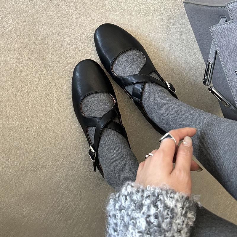 Fashion 2025 New Spring Women Pumps Genuine Leather Women Shoes Round Toe Med Heel Mary Janes Ladies Shoes Leopard Print Increase Height