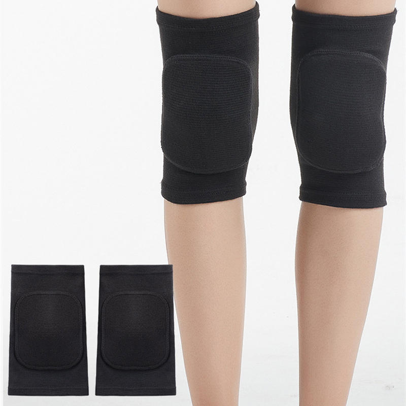 1Pair Unisex Soft Breathable Sports Dance Knee Pads Sports Volleyball Anti-collision Knee Brace Workout Running