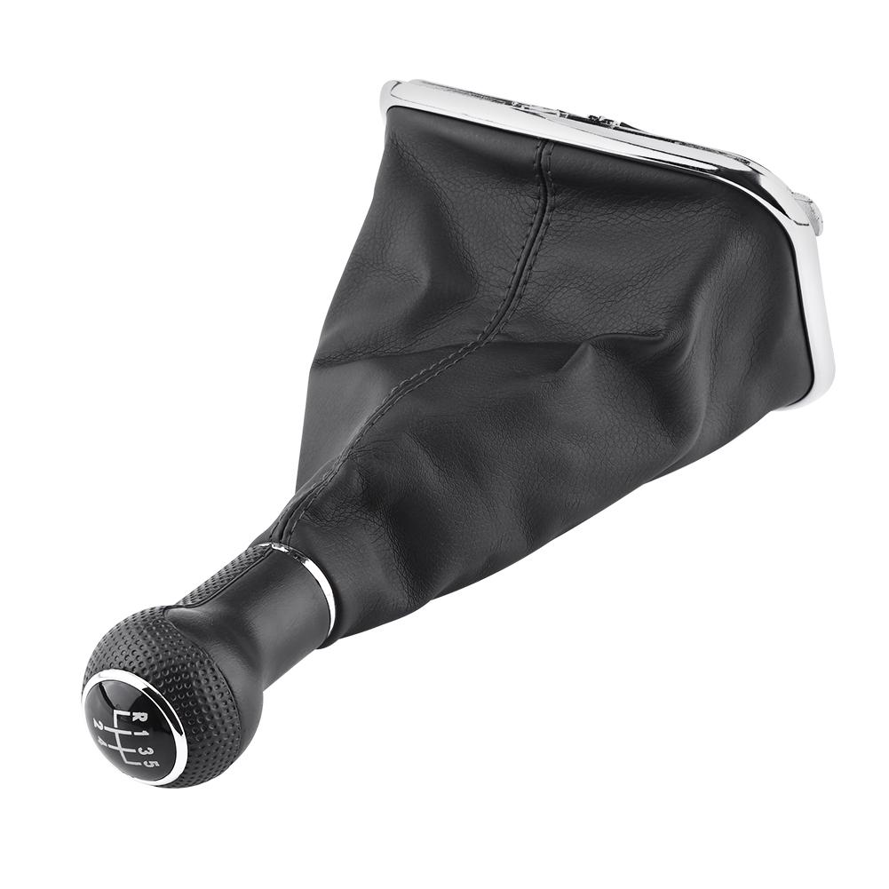 5 Speed Car Gear Shift Knob Gearstick Gaiter Boot Kit For Golf4 Jetta Bora 1999 2004