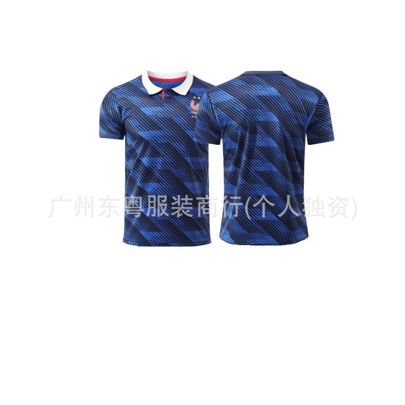 New Bar West Argentina Portugal Teeth France Belgium Jersey Adult Football Suit Club Short Sleeve T-Shirt