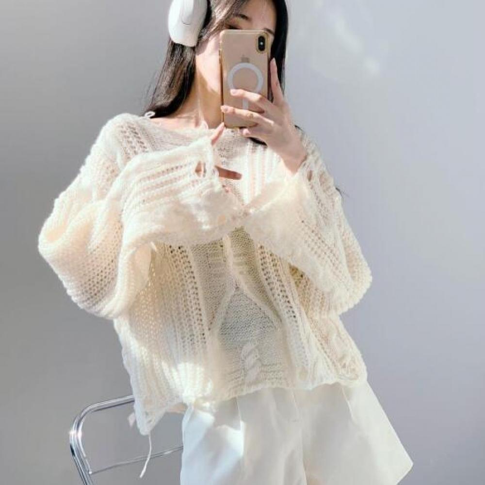 New ArrivalS Open Run Women S VinTage Long Sleeve KniT T ShirT