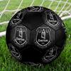 TAGLIA 5 Pallone da Calcio Everton FC Colorato Per Tutte le Età Cucito a Macchina PVC Pronto per la Competizione Resistente Alto Rimbalzo