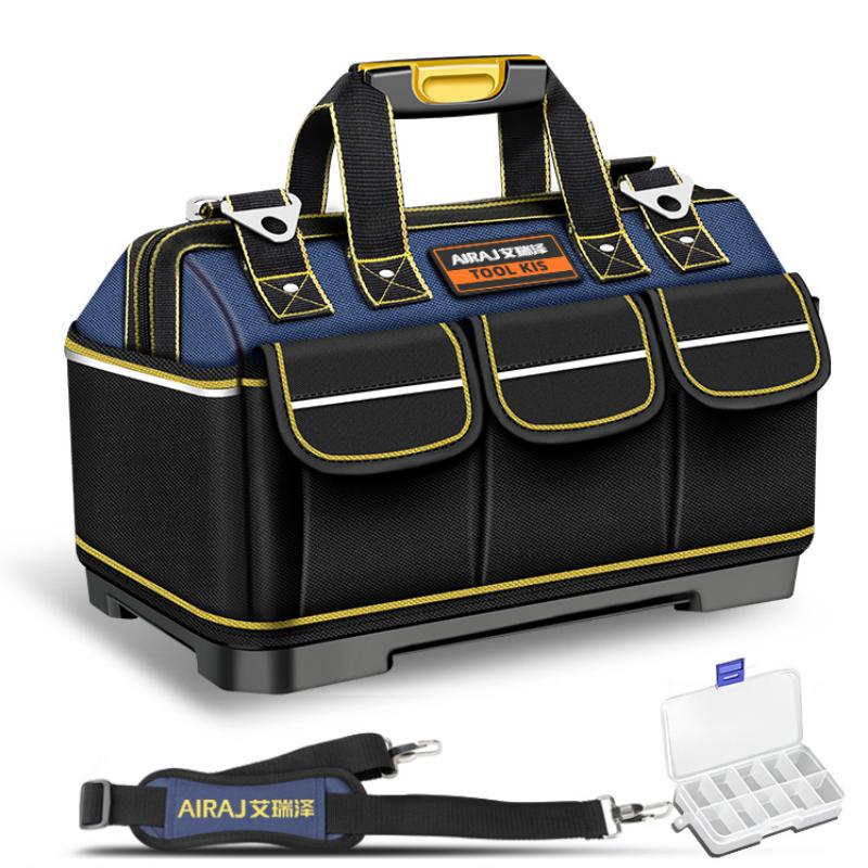 AIRAJ Multifunctional Tool Bags 1680D Oxford Cloth Electrician Bags Waterproof and Wear-Resistant High Capacity Storage Bags