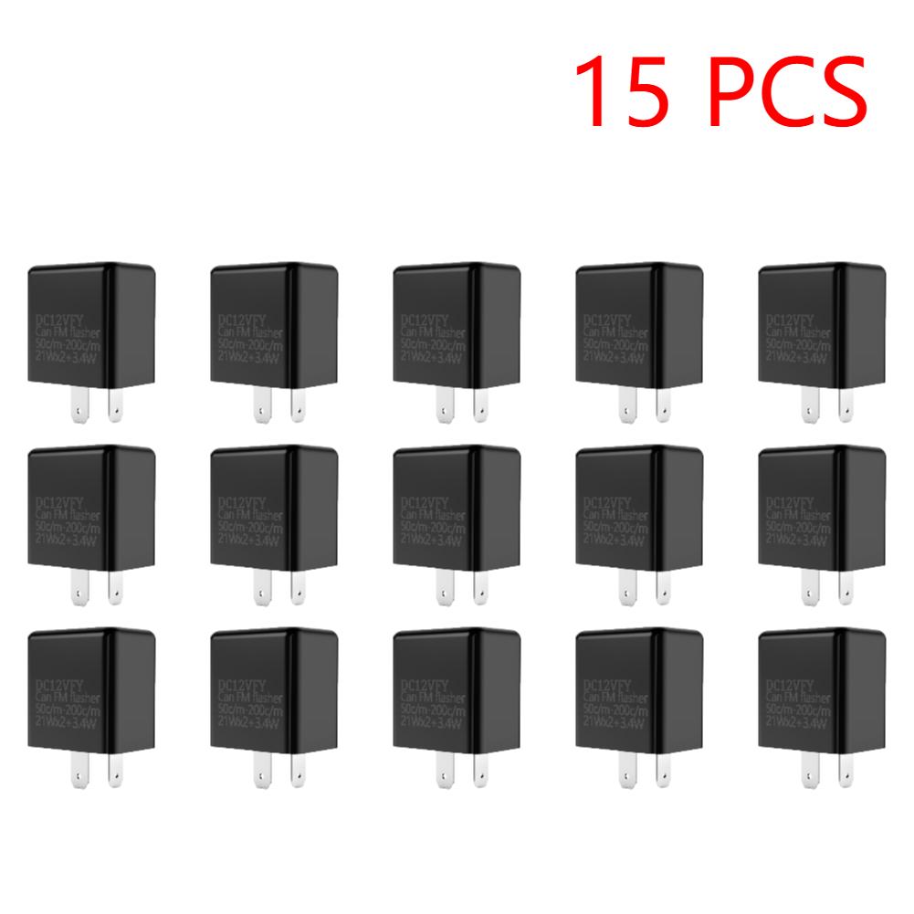 2Pin Motorcycle LED Flasher Relay Adjustable Frequency of Turn Signal Blinker Indicator Flasher Relays Moto Accessories 1-20PCS