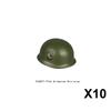 Military Building Block Set Military Supplies Waffen Accessory Soldier Colonel Helmet Gun Rifle M16 Waffen Box Ammunition Brick Toy