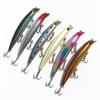 Cracked Wave Minnow Fishing Lure, 12cm/12.5g - Sea Fishing Bait with Hook