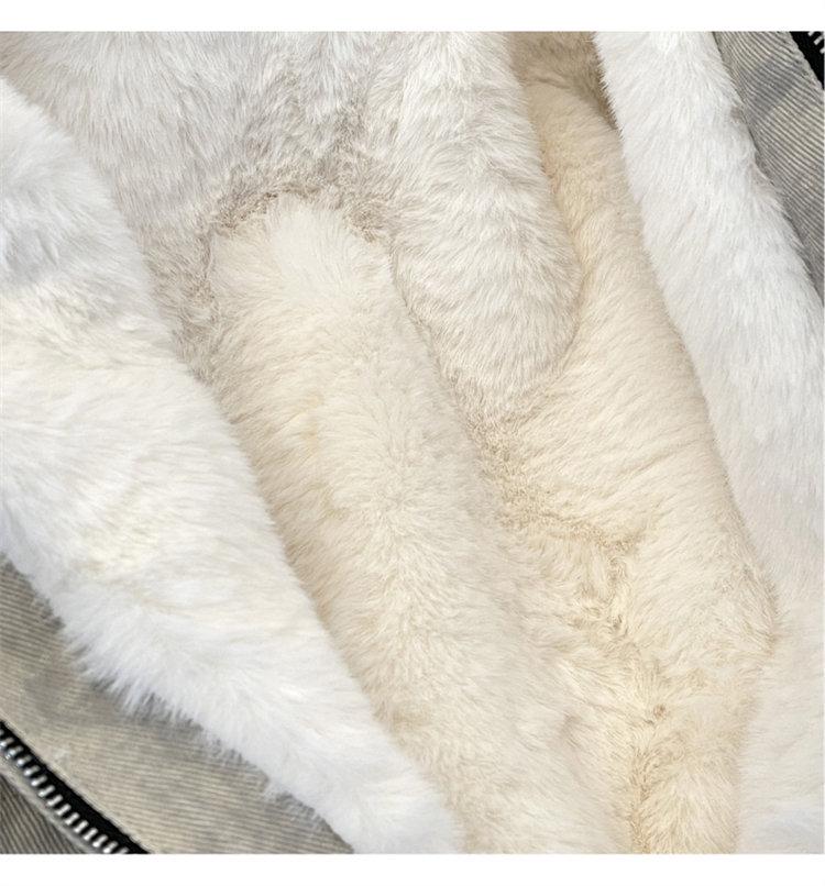 Men's Retro High Street Distressed Hooded Cotton Jacket - Winter Plus Velvet, Youth Sports Style, Warm and Trendy.