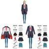 Hexed Billie Cosplay Costume Set For Anime Stage Performance Polyester For Women