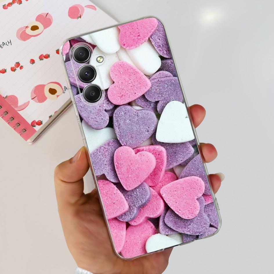 For Samsung Galaxy A25 5G Case Silicone Soft TPU Bumper Cute Cartoon Cat Butterfly Phone Cover For Samsung A25 5G 2023 A 25 Capa