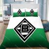 Copripiumino Federa Set Biancheria da Letto BorussiaS M-MonchengladbachS Adulto RagazzoRagazza Decorazione Camera da Letto Regalo per Bambini Singolo Grande