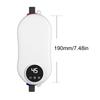 Mini Tankless Water Heater Instant 5500W Electric Water Heater with LED Touch Screen Temperature Control 30 55 degrees