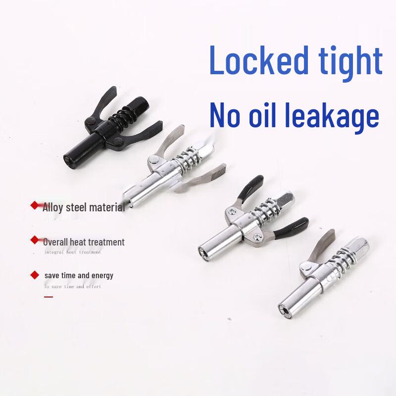 Double Handle Locking Grease Coupler