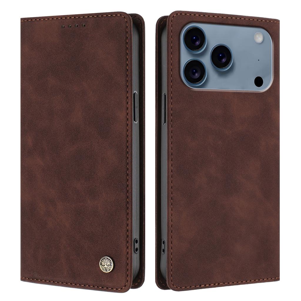 For iPhone 17 Pro HX Case RFID Blocking Wallet Stand Leather Flip Phone Cover