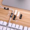 20 ks Klip na kabel Bezpečný Odolný proti opotřebení Odolný proti poškrábání Odolný vůči vysokým teplotám Spona na drát pro kancelář