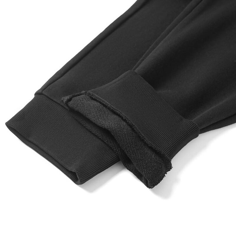 MONTAGUT Men's 100% Cotton Elastic Waist Tapered Joggers