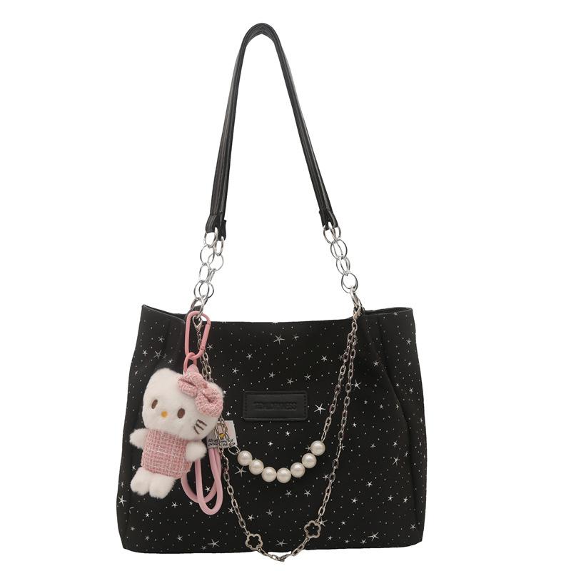Korean version of trendy fashion bag women's new largecapacity casual shoulder bag temperament versatile commuter tote bag