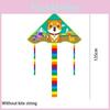 New Children's Kite Grid Cloth Wind Triangle Kite