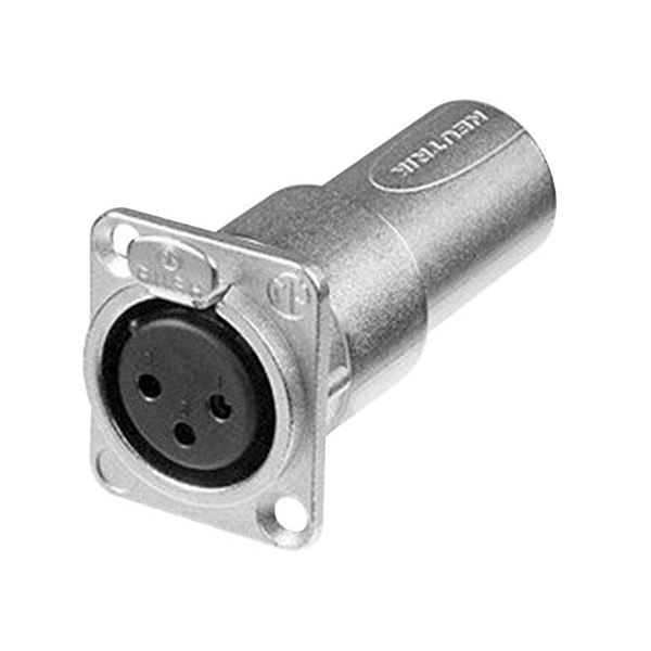 Embase XLR - NEUTRIK - Femelle vers Male - Traversée de panneau - Audio - Connecteur XLR