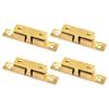 4pcs Copper Cabinet Door Bead Buckle with Dual Spring Tension System and Steel Ball Reinforcement for Durability