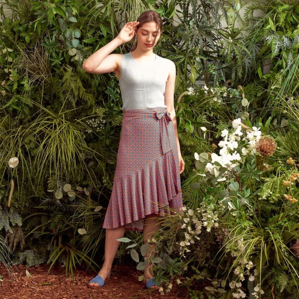 Lipbbam Vivienne Frill Wrap Skirt Ldm57oz01