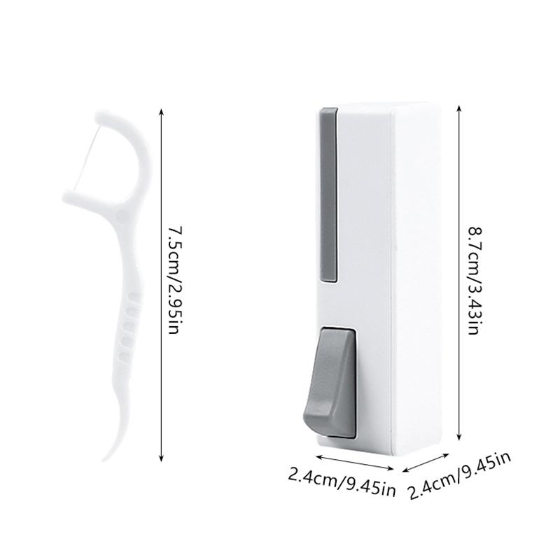 Automatic Dental Floss Storage Box Floss Dispenser Reusable Dental Floss Dispenser Floss Organizer Case Cleaning Oral Care