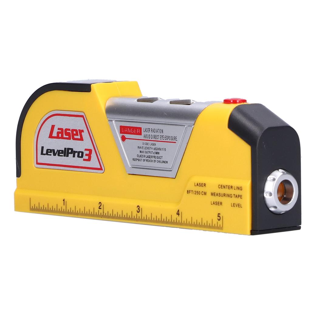 Infrared Level Measuring Ruler Tape Measure High Accuracy MultiFunction Mini Spirit Level Tool