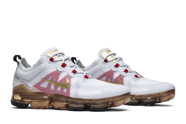 Erkek Spor Ayakkabı Nike Air VaporMax 2019 Çin Yeni Yılı Saf Platin (2019)