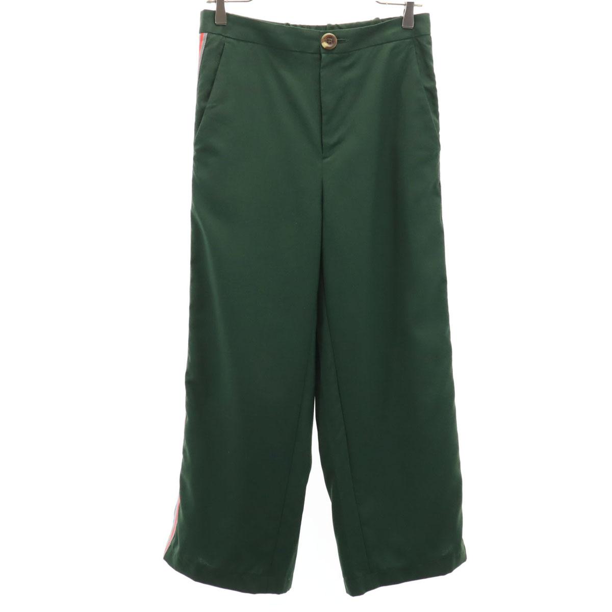 

ENFOLD made in Japan Wide pants 38 green Side line Women Used