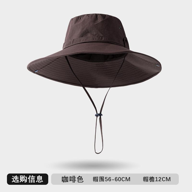 Sun Hats for Men Women Fishing Hat UPF Protection Wide Brim Bucket Hat Breathable Quick-Dry Water Rapellent Outdoor Hiking Beach Travel Summer Hats