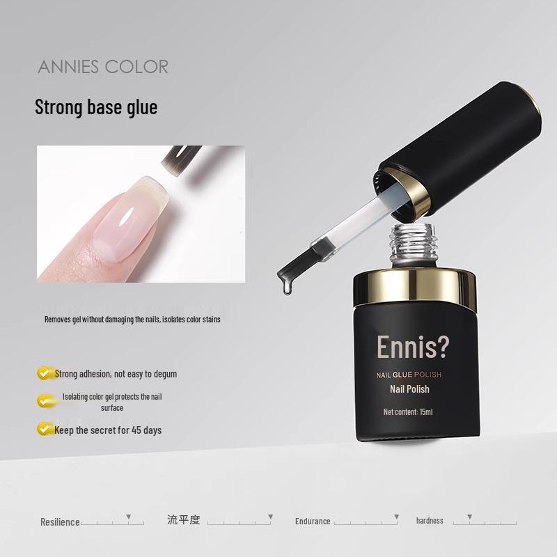 Гель-лак Enniess: Укрепляющая база/топ с высококачественным выравниванием и клеем для типсов.