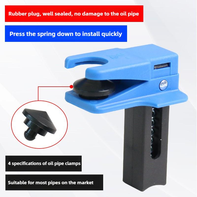 Car Brake Oil Clamp Pipe Plug Tool 4Pcs Leak Proof Brake Lines Stoppers Prevent Oil Spills Automotive