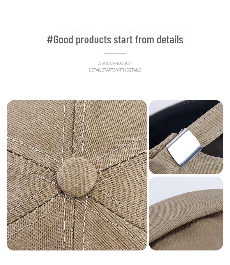 Frühling Retro Hip Hop Schiebermütze: Einfarbiger Streetdance Melonenhut ohne Krempe