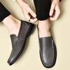 Heren Slip-On Leren Instappers – Grote Maat Casual & Zakelijke Rijschoenen