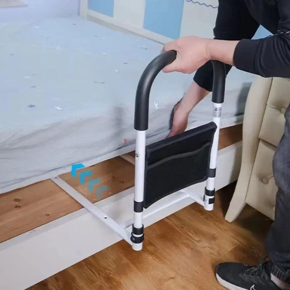 Anti-fall Elderly Assist Bar With Storage Bag Safety Bed Guardrail Assist Frame  for Bedroom