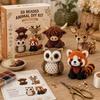 Handgemachtes DIY Tier Perlenstickerei Set Bunte Perlenstickerei Kunsthandwerk Set Für Kinder