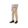 Li Ning Logo Pattern Casual Tapered Knit Sports Pants Men pants Khaki AKXR475-2