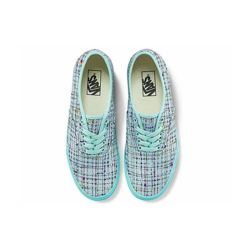 Vans Authentic Low-Top Unisex Skate Shoes Blue Multicolor VN0A5KS96SS