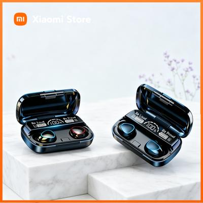 Xiaomi Bluetooth Headset TWS Hands-free LED Dispay Headset Bluetooth HiFi Stereo Music Wireless Earplug Game Headset