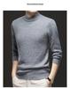 Men's 2025 Autumn/Winter Knitwear: Velvet-Lined, High Collar Sweater