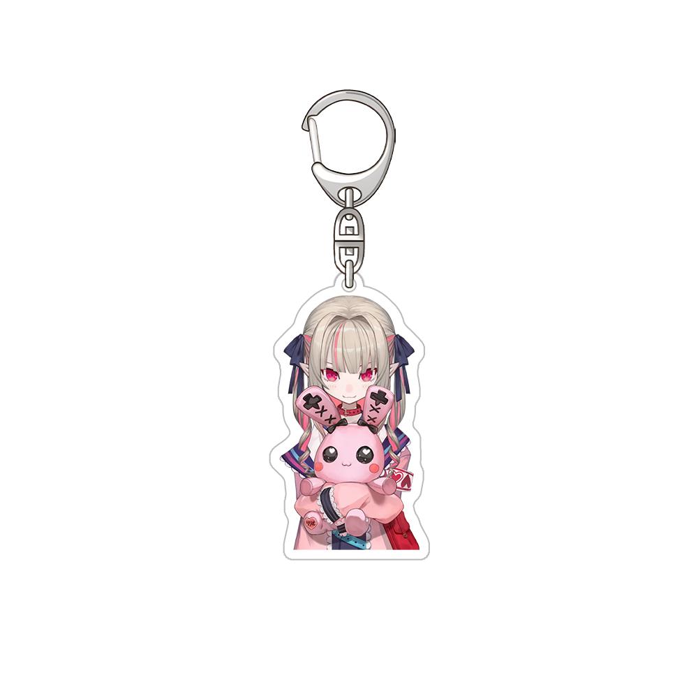 NIJISANJI Shikinagi Akira Genzuki Tojiro KOyanagi Rou Harusaki Air Sister Claire Official Acrylic Keychain Bag Pendant Fans Gift