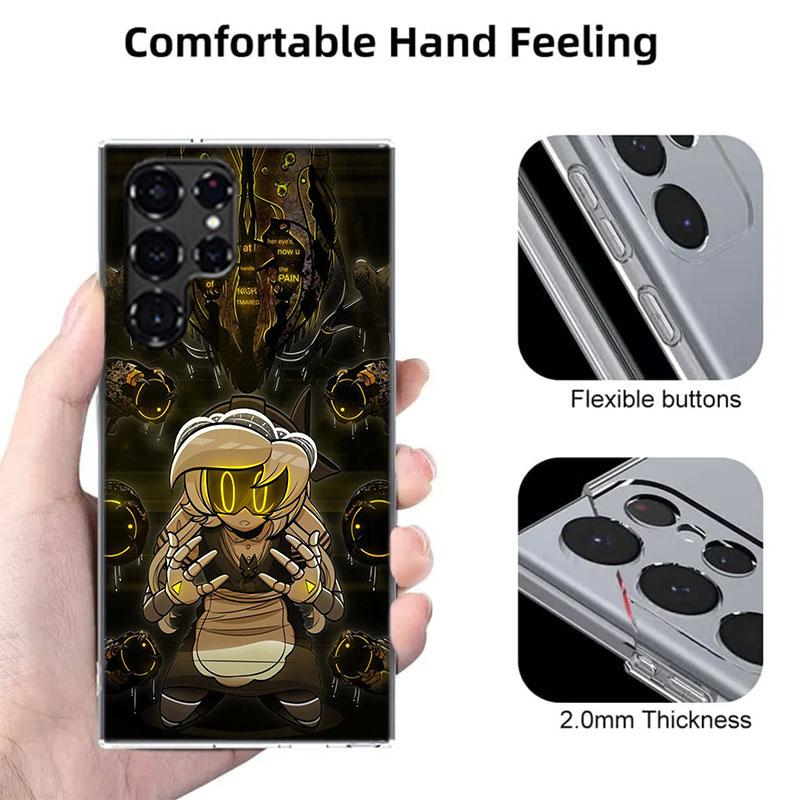 Game M-Murder-D-Drones Capa Phone Case For Samsung S26 Ultra S25 Edge Galaxy S23 S21 S20 S24 FE S22 S10 Plus Cover Clear TPU She
