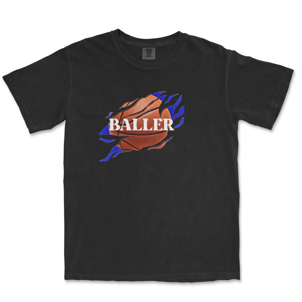 Baller Shirt Sports T Shirt Basketball Shirts For Men Graphic Basketball T Shirt